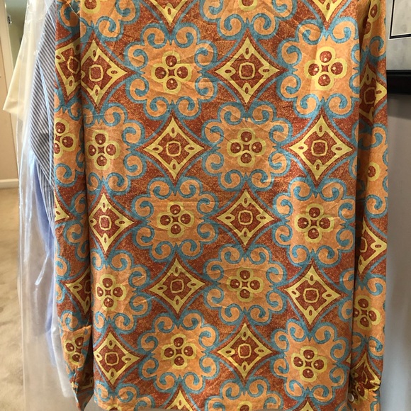 NWOT paisley satin feel size XL - Picture 6 of 7